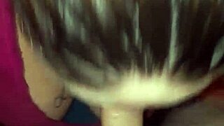 Homemade video of a trailer park girl giving a blowjob