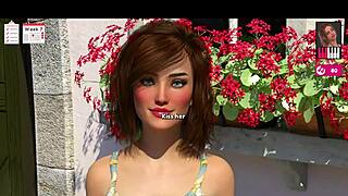 Melody's sensual masturbation and blowjob in 3D