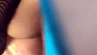 A big black cock bangs a small white pussy in the backseat