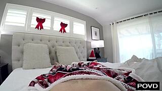 Hot Damn! Lisa Ann Takes Tight Anal for Christmas Gift!