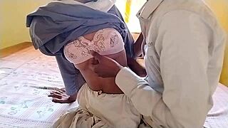 Hot Indian Desi College Girl’s Kamasutra Sex Goes Viral! Bent Over in Bedroom!