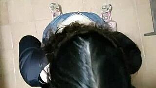 hora extra com o chefinho sucking big black cock in office blowjob