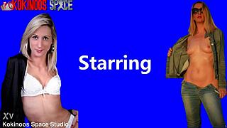 Cali Cruz And Louise Du Lac Bang Hard In Corsets And Stockings At Kokinoos Space